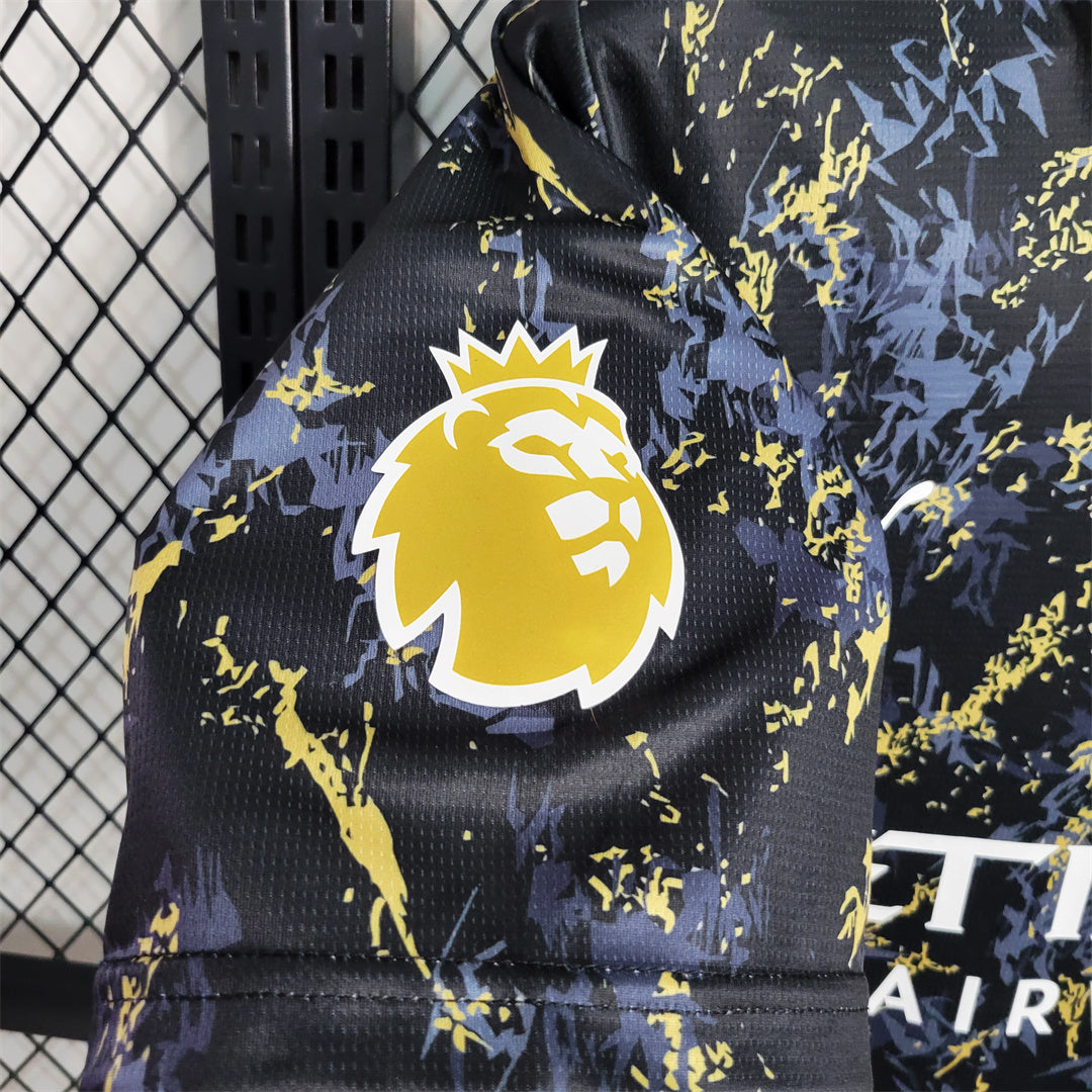 Maillot Edition Spéciale Noir Or Manchester City 2023-2024