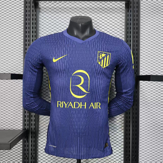 Maillot Exterieur Long Sleeve Player Manches Longues Atletico Madrid 2025-2026