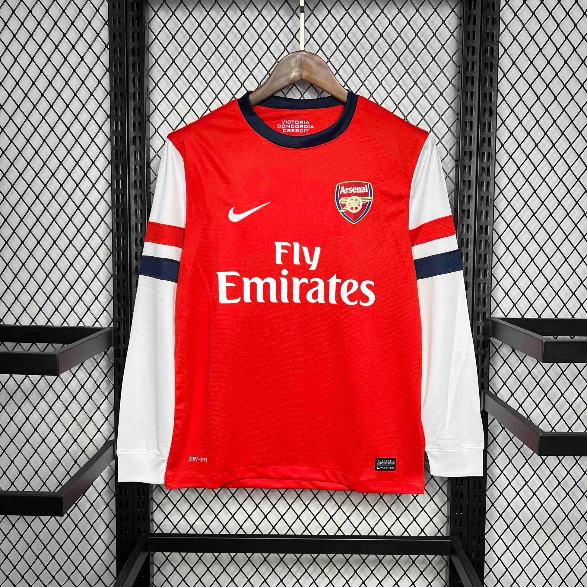 Maillot Domicile Retro Manche Longue Arsenal 2012-2013
