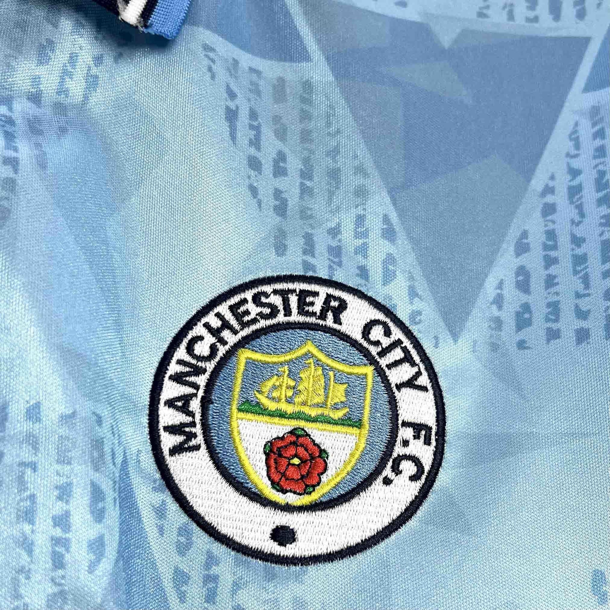 Maillot Domicile Retro Manchester City 2089-2090