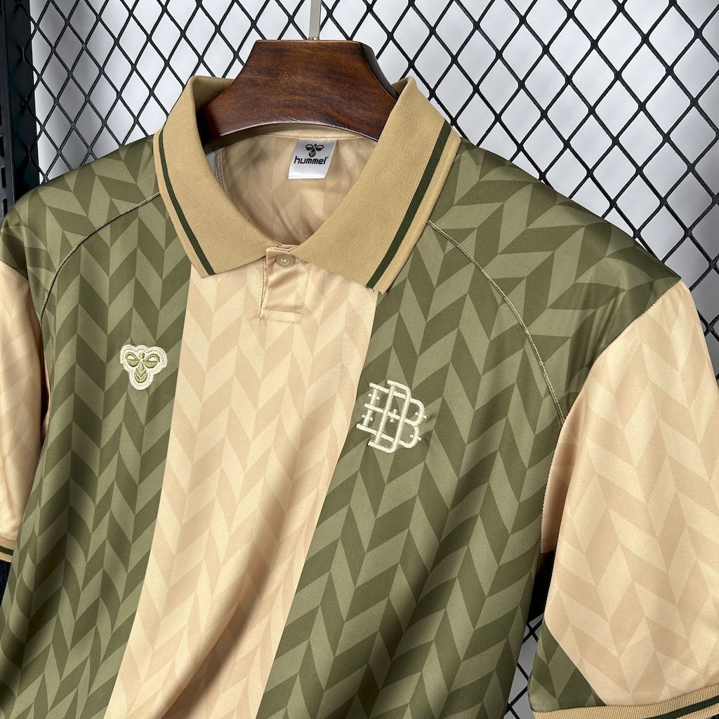 Maillot Beige&amp;Green Travel AAAA Real Betis 2025-2026