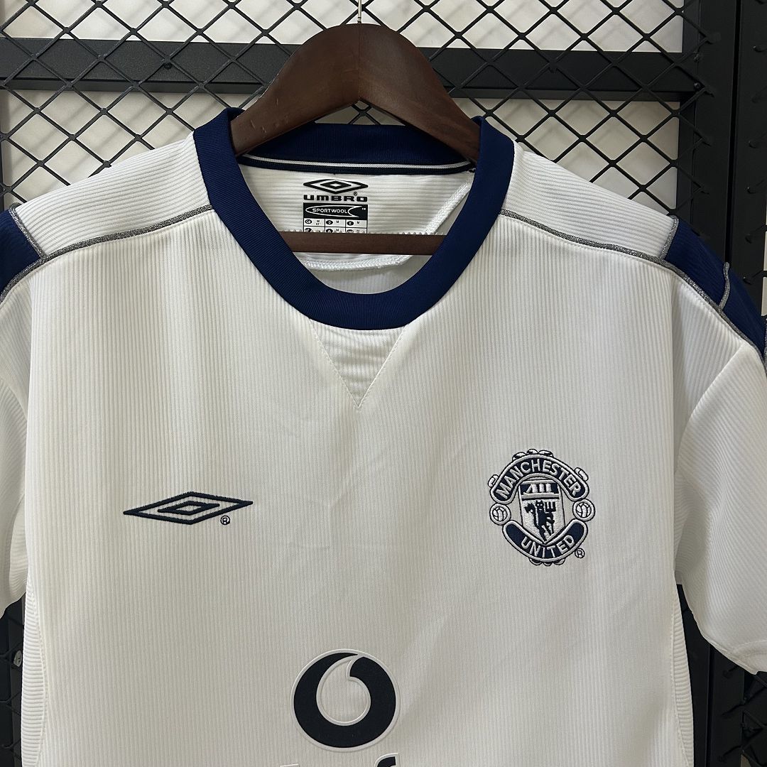 Maillot Exterieur Retro Manchester United 2000-2001