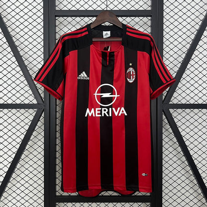 Maillot Domicile Retro AC Milan 2003-2004