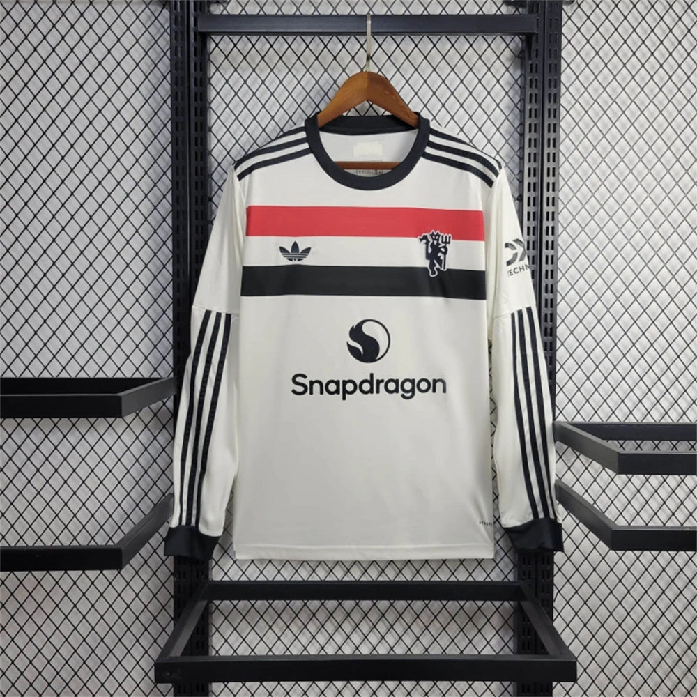 Maillot Exterieur Manche Longue Manchester United 2024-2025