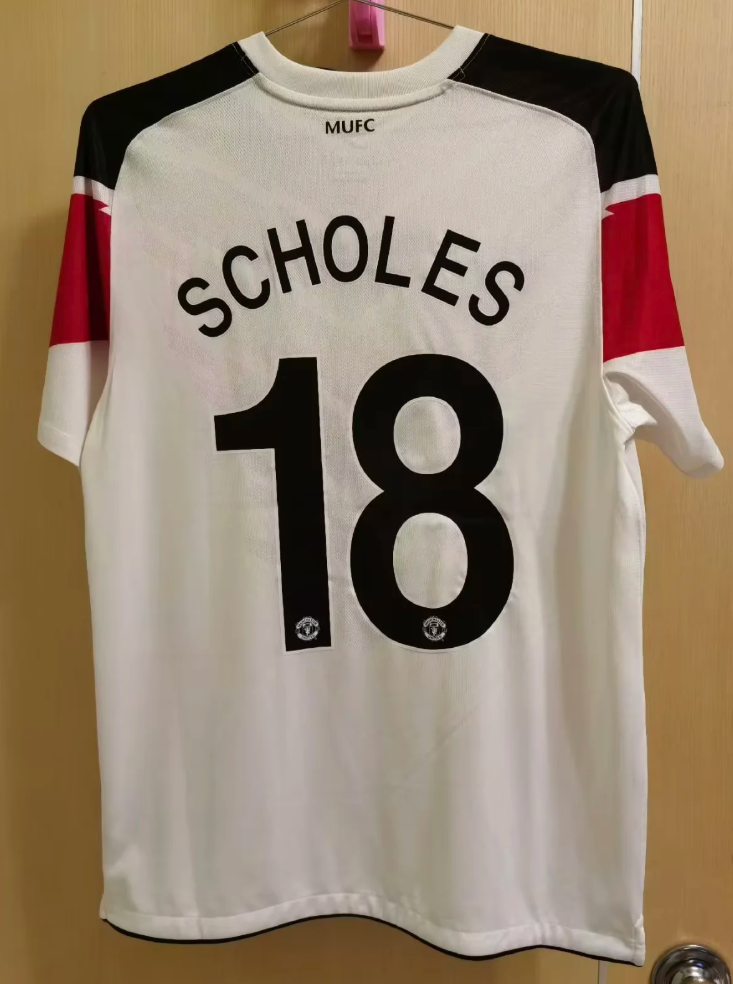 Maillot Exterieur Retro Manchester United 2010-2011