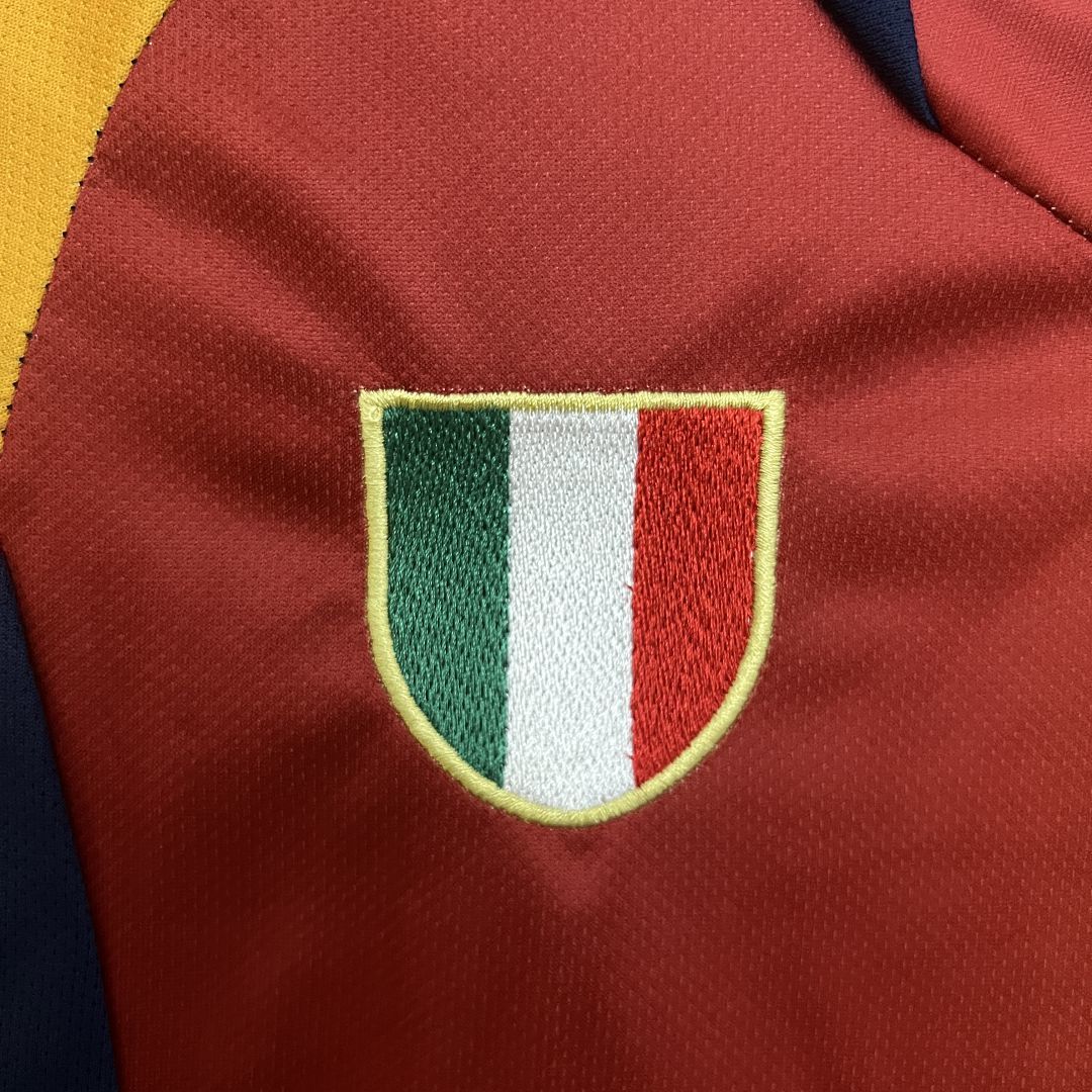 Ensemble AS Roma Domicile Retro Enfant 2001-2002