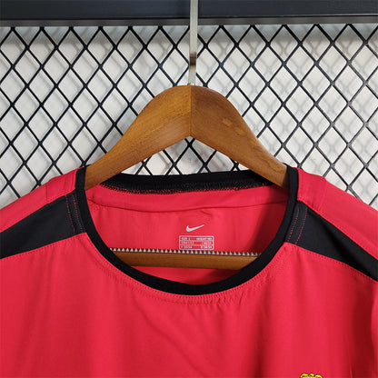 Maillot Domicile Retro Manche Longue Manchester United 2002-2003