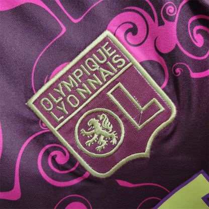 Maillot Exterieur red Olympique Lyonnais 2010-2011