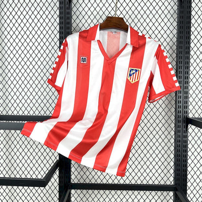 Maillot Domicile Retro Vintage Atletico Madrid 2082-2083