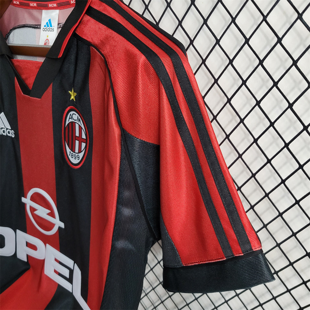 Maillot Domicile Retro AC Milan 1998-1999