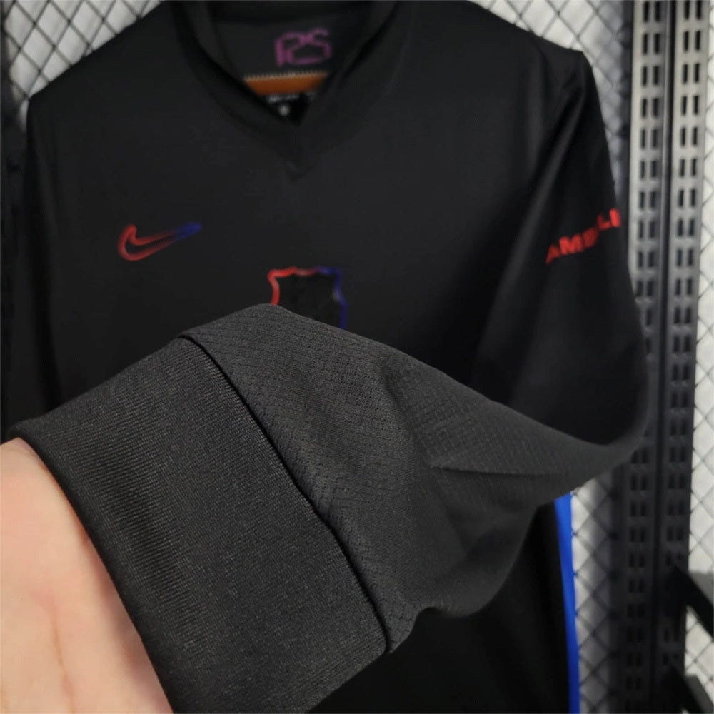 Maillot Exterieur Long Sleeve Without Spotify Manches Longues FC Barcelone 2024-2025