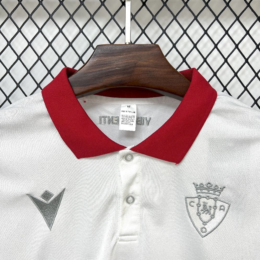 Maillot White POLO Osasuna 2025-2026