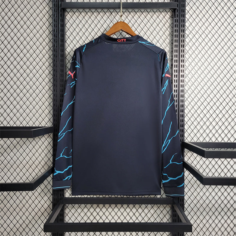 Maillot Exterieur Manche Longue Manchester City 2023-2024