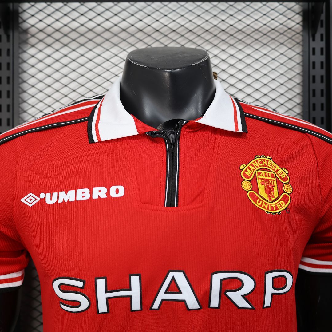 Maillot Domicile Retro Player Manchester United 1998-1999