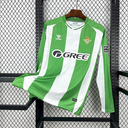 Maillot Domicile Long Sleeve Manches Longues Real Betis 2025-2026
