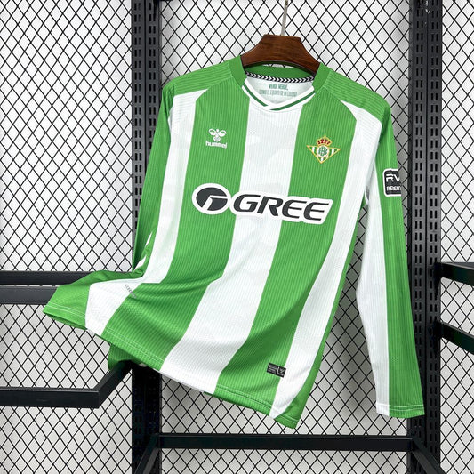 Maillot Domicile Long Sleeve Manches Longues Real Betis 2025-2026