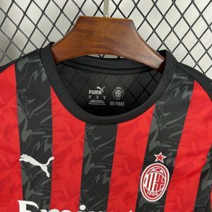 Maillot Domicile Manche Longue AC Milan 2025-2026