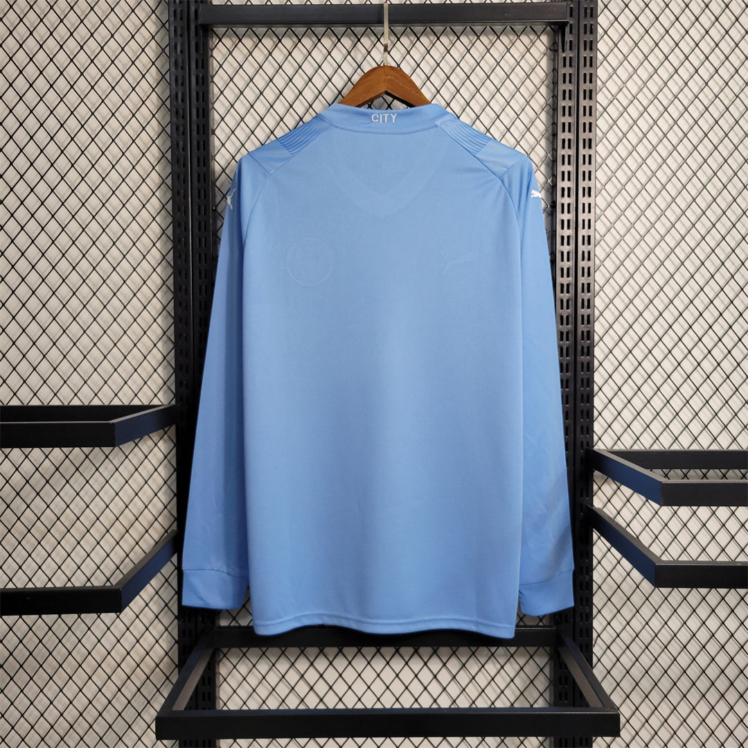 Maillot Domicile Manche Longue Manchester City 2023-2024