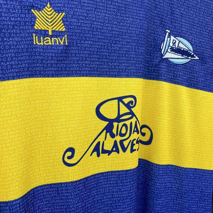 Maillot Deportivo Retro Champions League Alaves 2000-2001