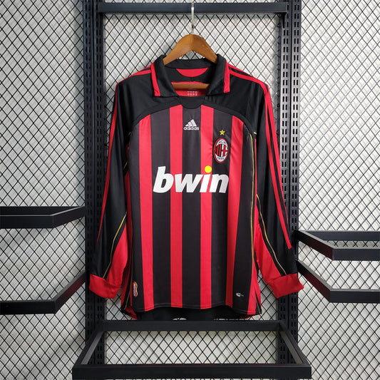 Maillot Domicile Retro Manche Longue AC Milan 2006-2007