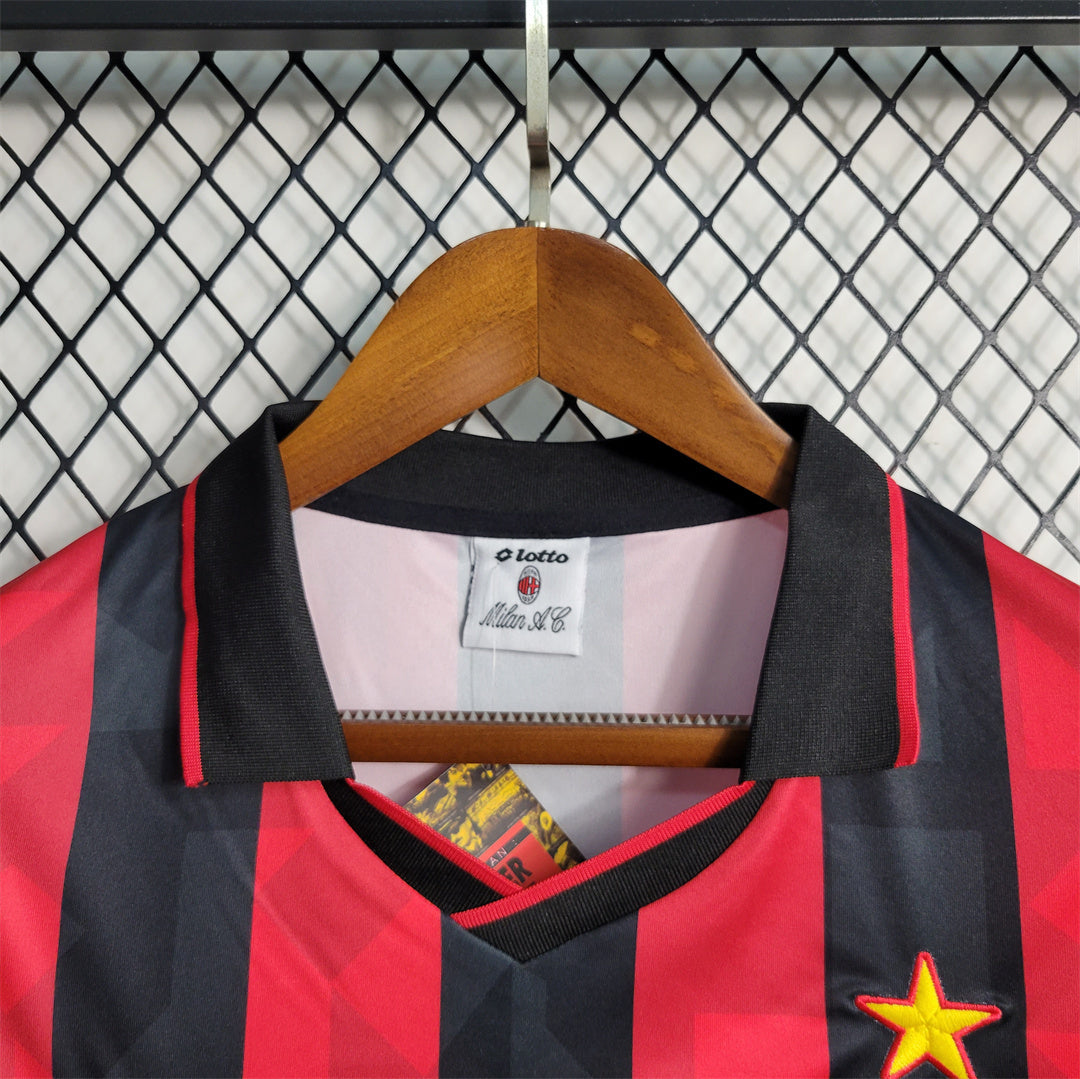 Maillot Domicile Retro AC Milan 1993-1994