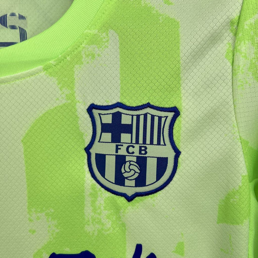 Ensemble FC Barcelone Third Travis Scott Enfant 2024-2025