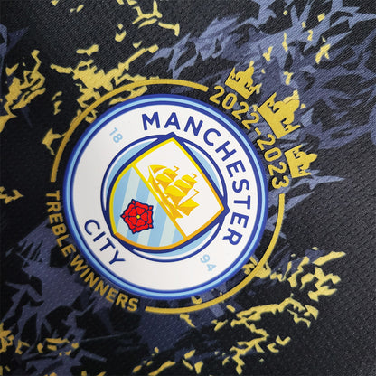 Maillot Edition Spéciale Noir Or Manchester City 2023-2024