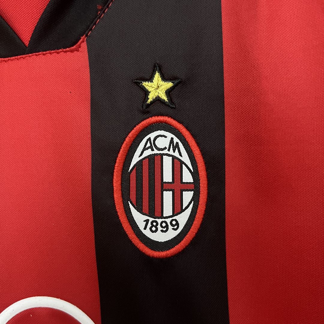 Ensemble AC Milan Domicile Retro Enfant 1998-1999
