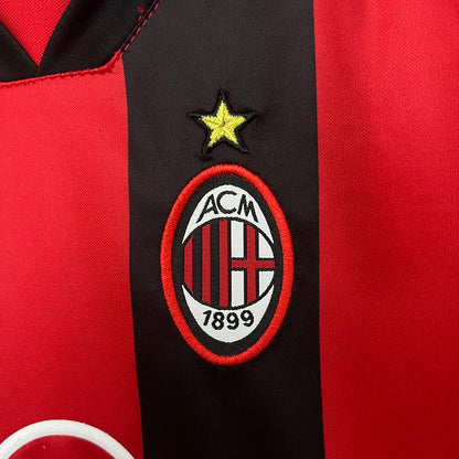 Ensemble AC Milan Domicile Retro Enfant 1998-1999
