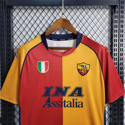 Maillot Domicile Retro AS Roma 2001-2002
