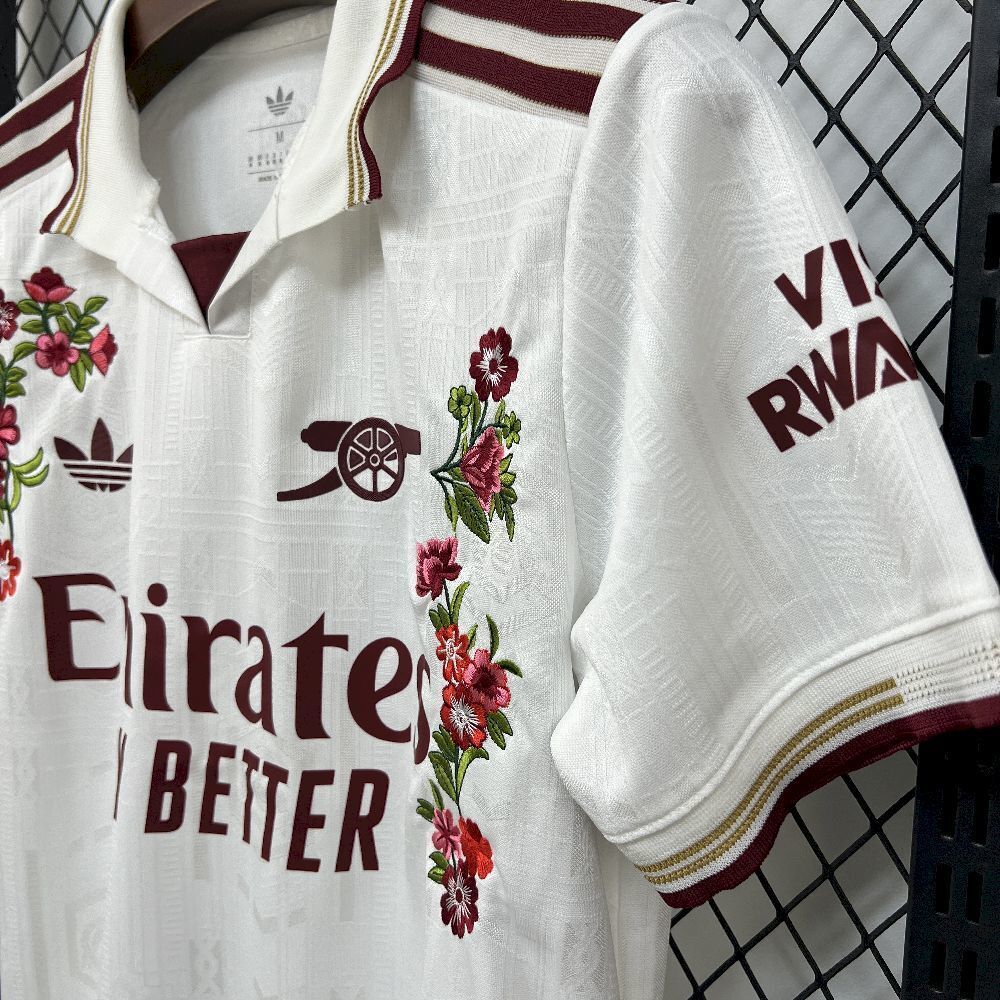 Maillot Edition Spéciale Floral Embroidery Arsenal 2025-2026