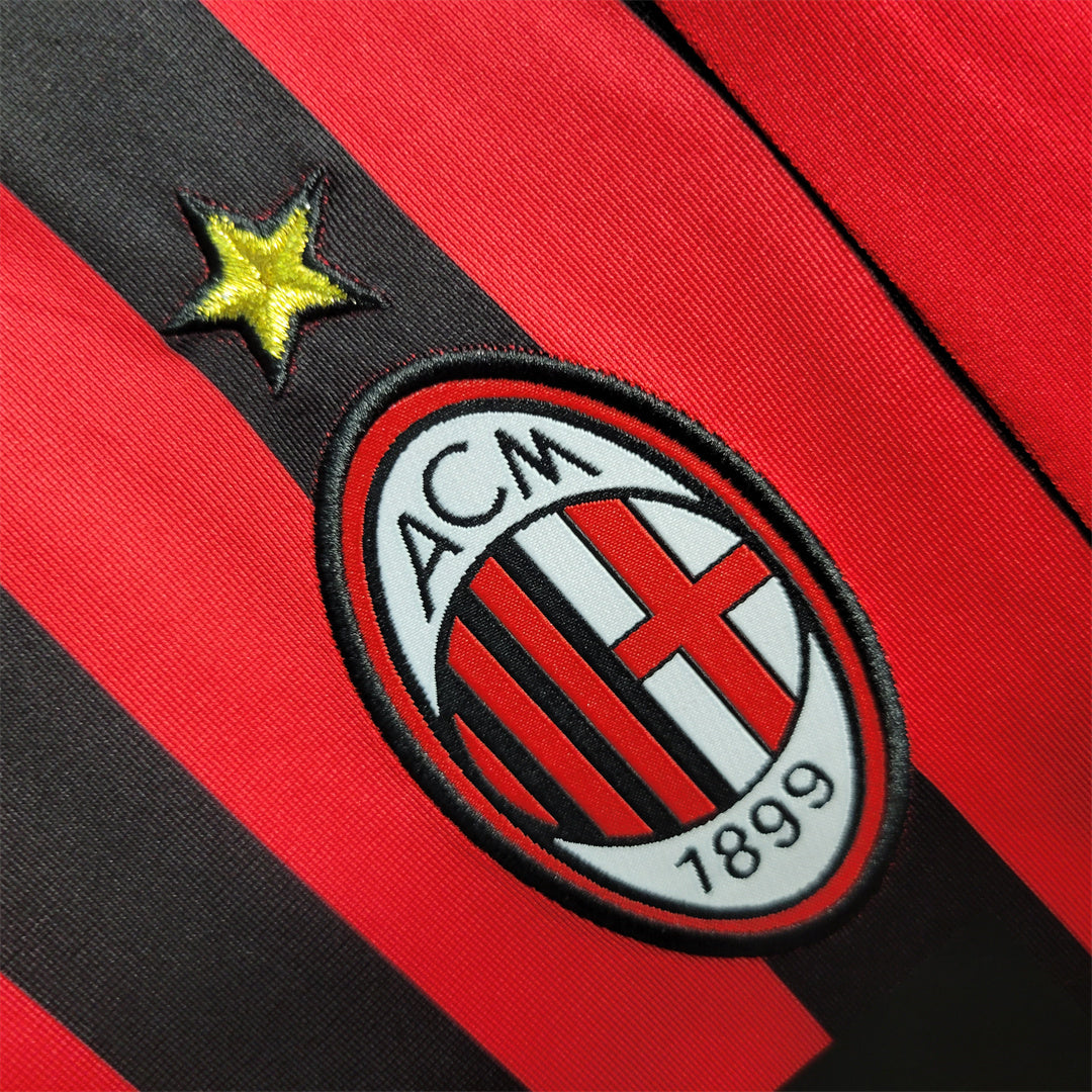 Maillot Domicile Retro Manche Longue AC Milan 2007-2008