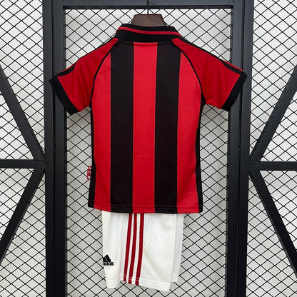 Ensemble AC Milan Domicile Retro Enfant 1998-1999