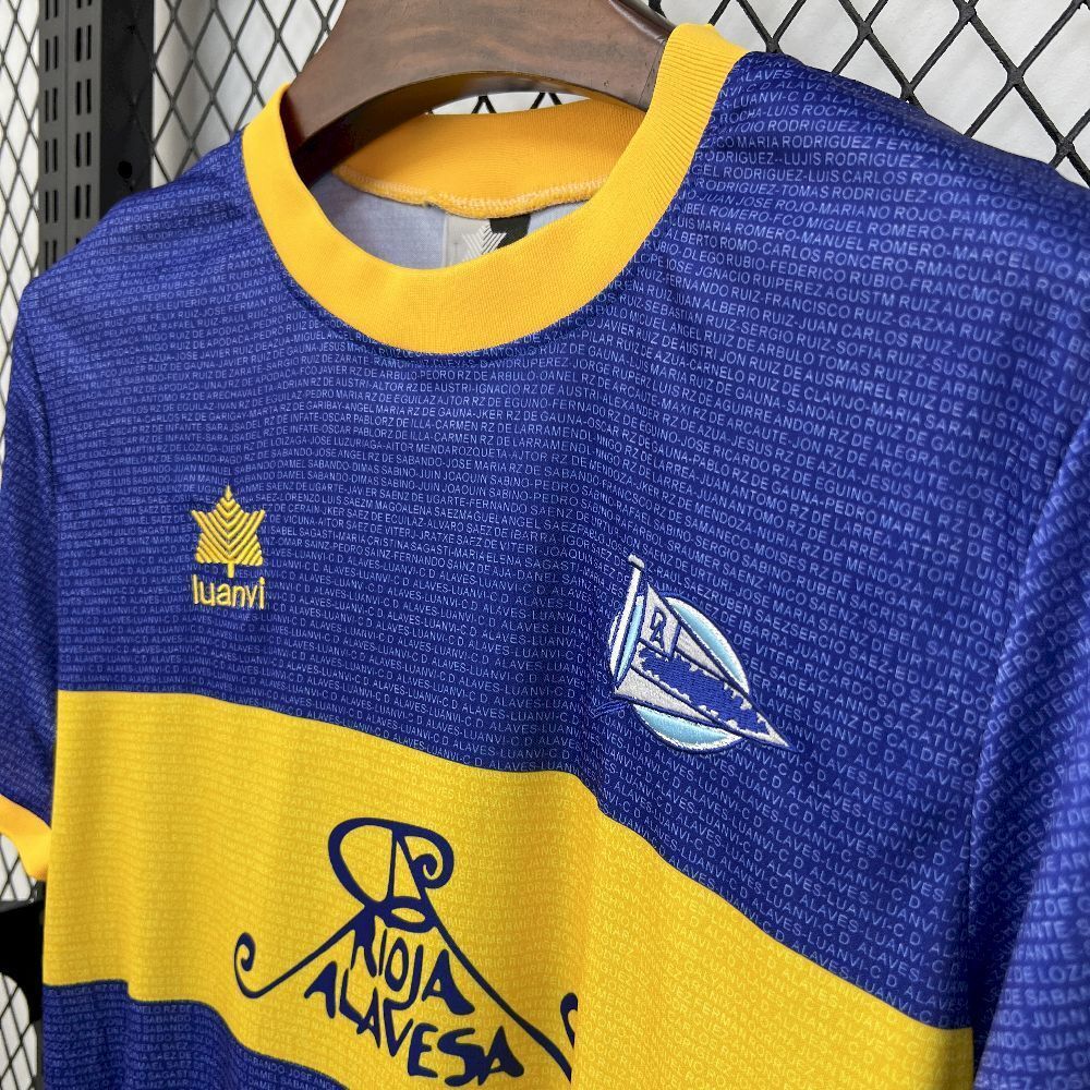 Maillot Deportivo Retro Champions League Alaves 2000-2001