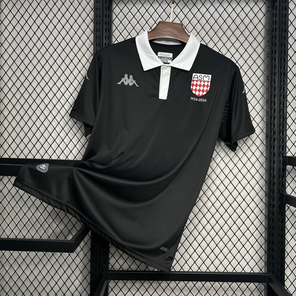 Maillot 100th Anniversary Black AS Monaco 2024-2025