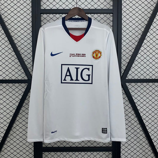 Maillot Exterieur Retro Manche Longue Manchester United 2008-2009