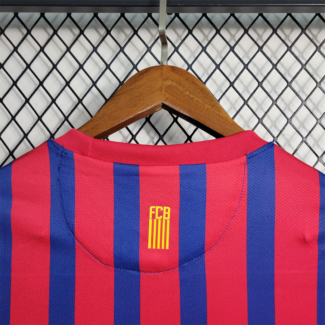 Maillot Domicile Long Sleeve Manches Longues FC Barcelone 2011-2012