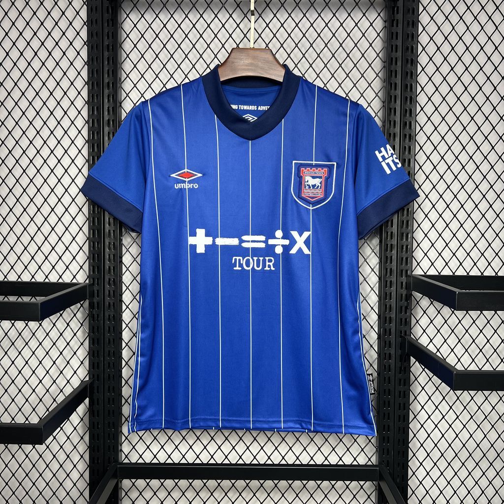 Maillot Domicile Ipswich Town 2024-2025