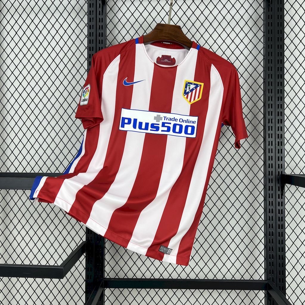 Maillot Domicile Retro Vintage Atletico Madrid 2016-2017
