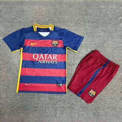 Ensemble FC Barcelone Domicile Retro Sport Enfant 2015-2016