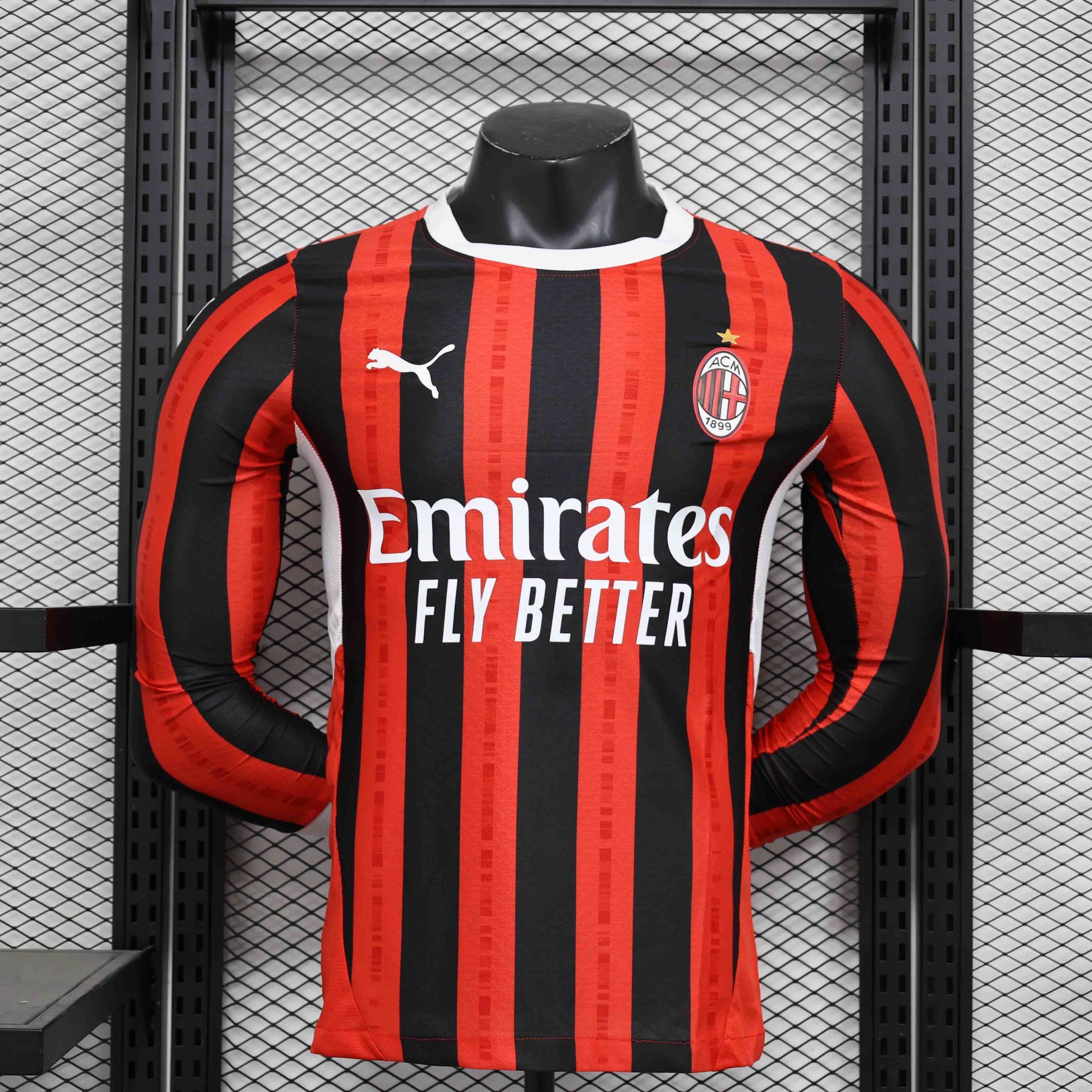 Maillot Domicile Player Manche Longue AC Milan 2024-2025