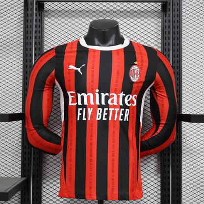 Maillot Domicile Player Manche Longue AC Milan 2024-2025