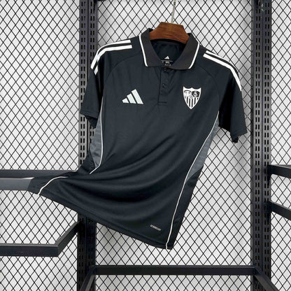 Maillot Black Travel Polo AAAA FC Seville 2025-2026