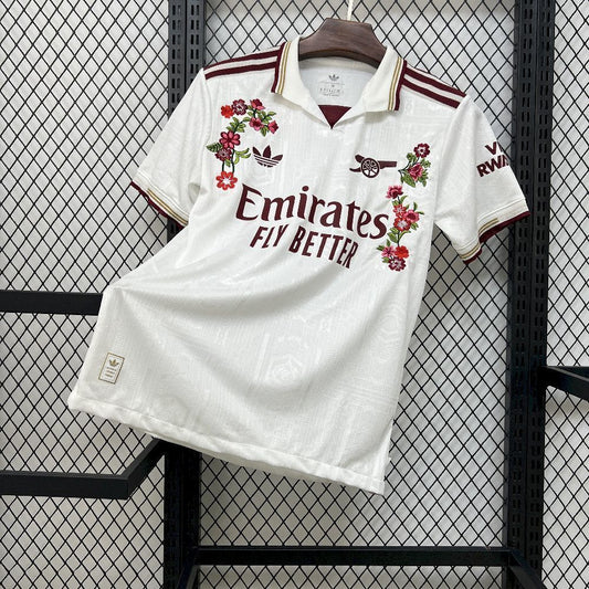 Maillot Edition Spéciale Floral Embroidery Arsenal 2025-2026