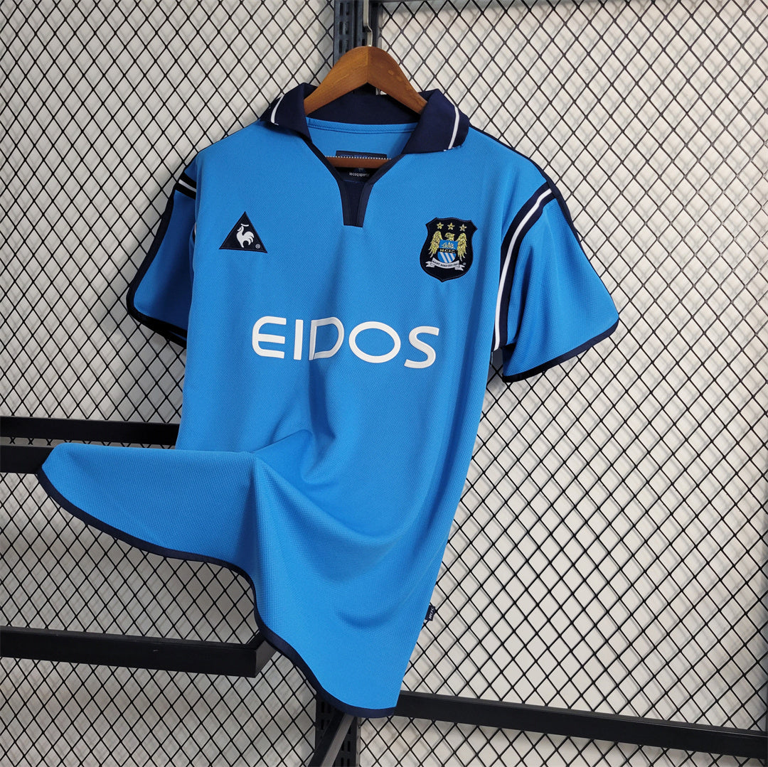 Maillot Domicile Retro Manchester City 2001-2002