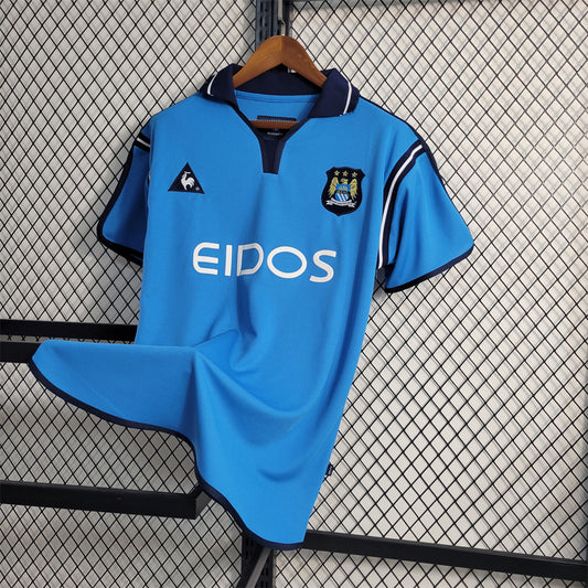 Maillot Domicile Retro Manchester City 2001-2002