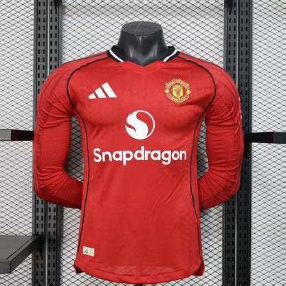 Maillot Domicile Player Manche Longue Manchester United 2025-2026