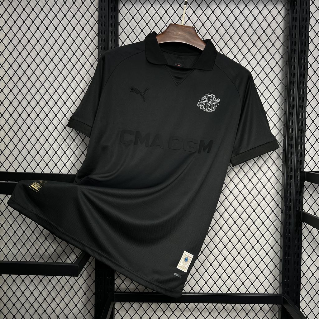 Maillot 125th Anniversary Black Marseille 2024-2025