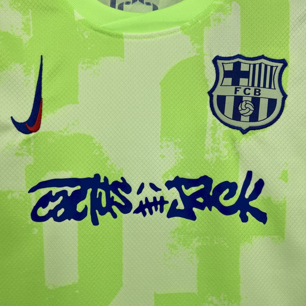 Ensemble FC Barcelone Third Travis Scott Enfant 2024-2025