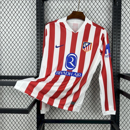 Maillot Domicile Long Sleeve Manches Longues Atletico Madrid 2025-2026